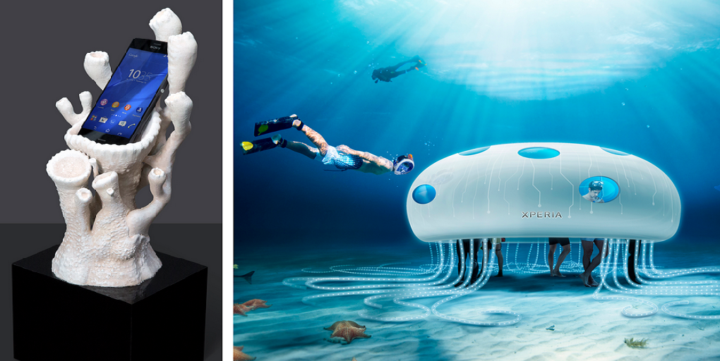 World's First Underwater Store, Created by Sony, Relied Heavily on 3D Printed Product Displays