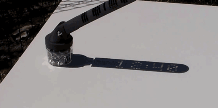 An Open Source 3D Printed Sundial That Reads Digital Time