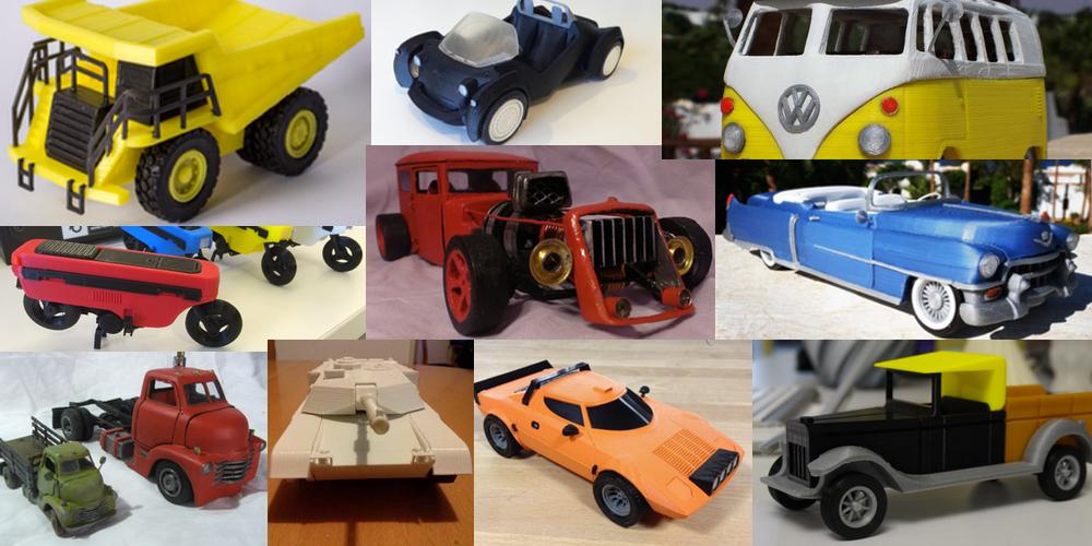 Weekly Roundup: Ten 3D Printable Things - Model Car Kits