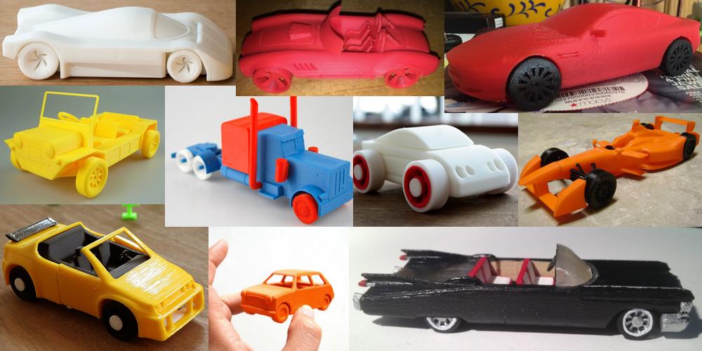 Weekly Roundup: Ten 3D Printable Easy To Build Car Kits