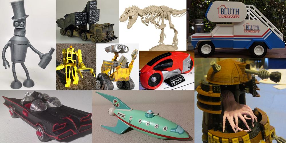 Weekly Roundup: Ten More 3D Printable Nerdy Model Kits