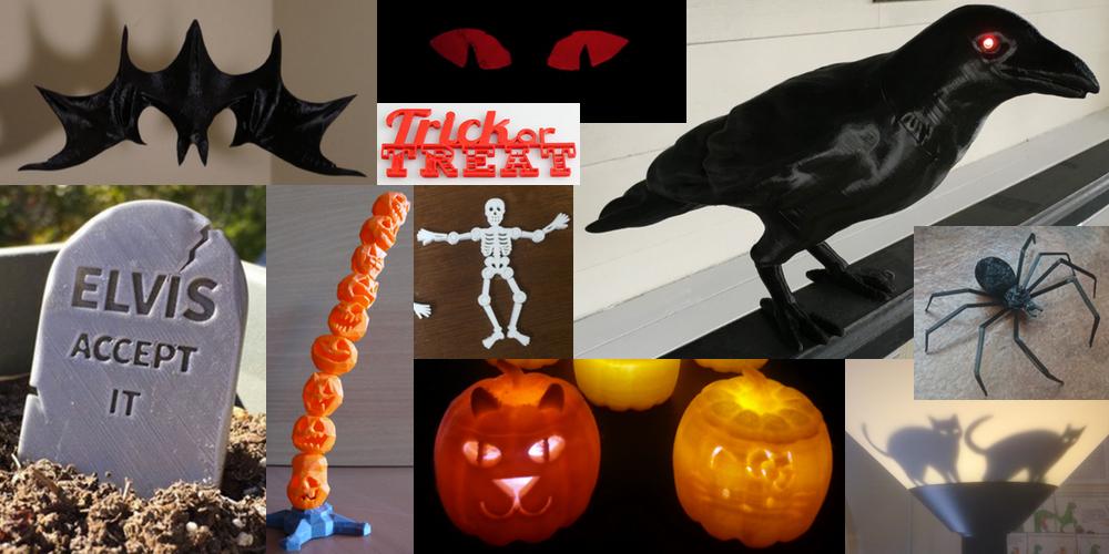 Weekly Roundup: Ten 3D Printable Halloween Decorations for Your Home