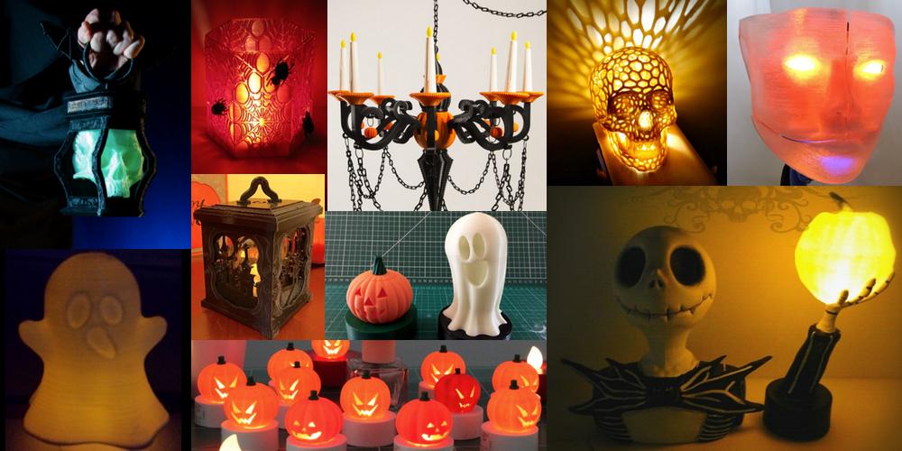 Weekly Roundup: Ten 3D Printable Light Up Halloween Things