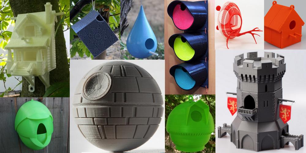 Weekly Roundup: Ten Awesome 3D Printable Birdhouses