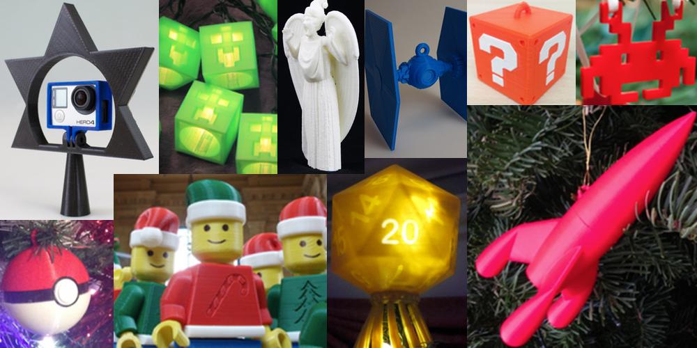 Weekly Roundup: Ten 3D Printable Nerdy Christmas Things