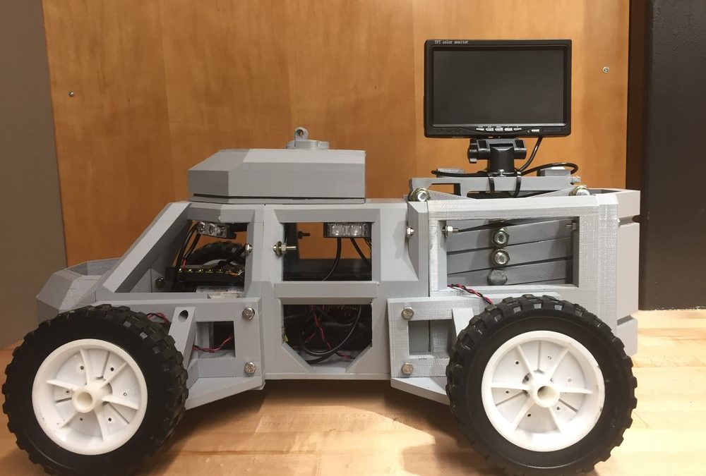 Duke University Students Use 3D Printing to Create Robotic Vehicle, Designed to Keep Police Officers and Civilians Safe