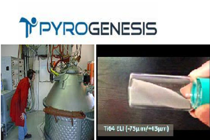 PyroGenesis Announces That First 3D Printable Metal Powder Production System is Complete and "Exceeds Expectations"