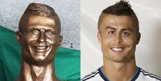 Because Of Course It Has, the 3D Printable Creepy Ronaldo Bust Has Arrived