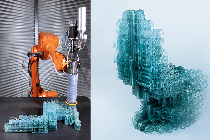 DCL Researchers' New 3D Printing Software Used to Design Voxel Chair 3D Printed with a Continuous Line of Material
