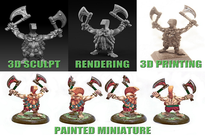 Crosslances Studio Launches Third Kickstarter Campaign for 3D Printable Gaming Miniatures