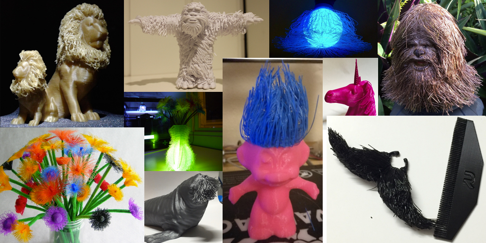 Ten 3D Printable Things: Very Hairy 3D Models