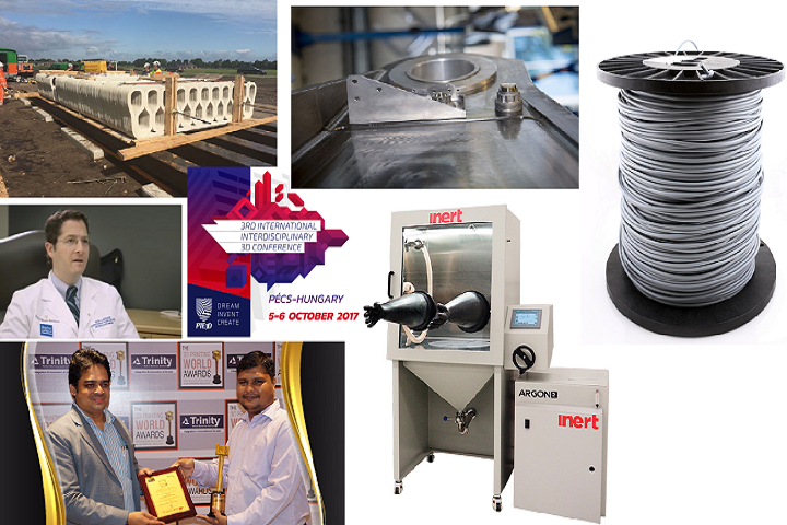 3D Printing News Briefs: September 15, 2017