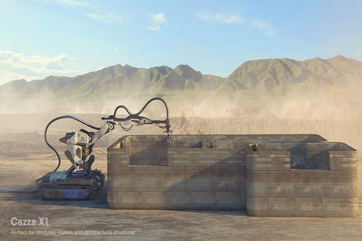 Cazza Construction Technologies Introduces 3D Printing Construction Robots and Sees High Demand