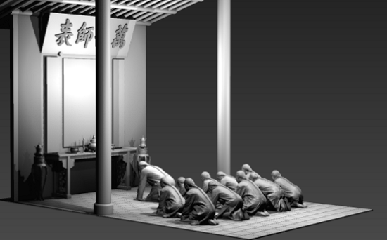 3D Printed Miniatures Capture Chinese Historical Scenes