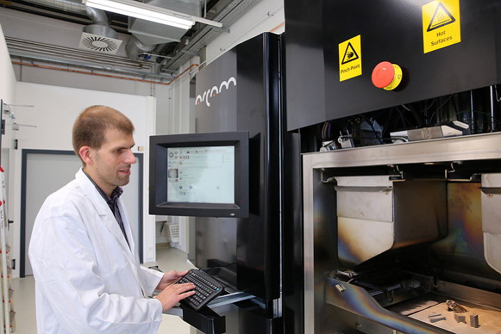 EBM 3D Printing Process Used to Process a Steel Alloy with High Damage Tolerance