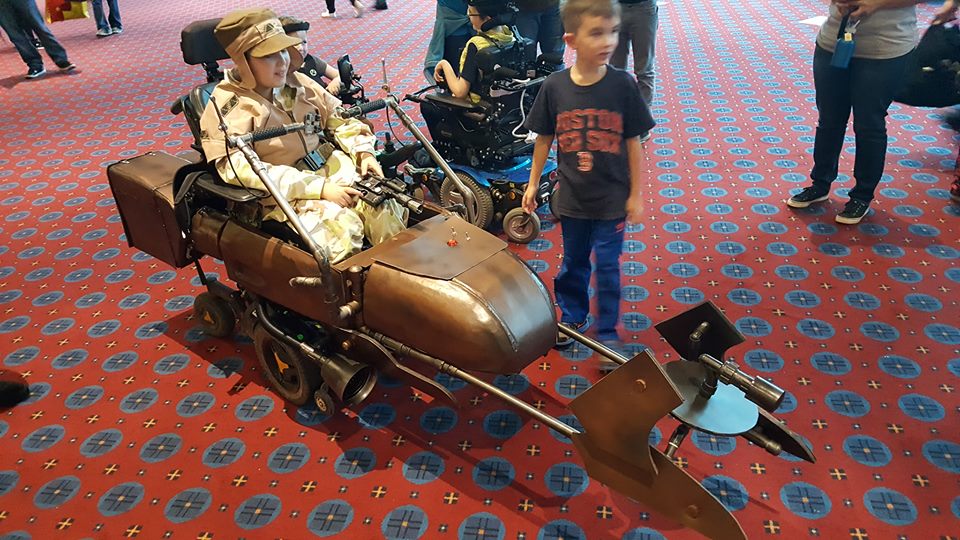 Gigaprize Goes to Magic Wheelchair for Amazing 3D Printed Wheelchair Costumes