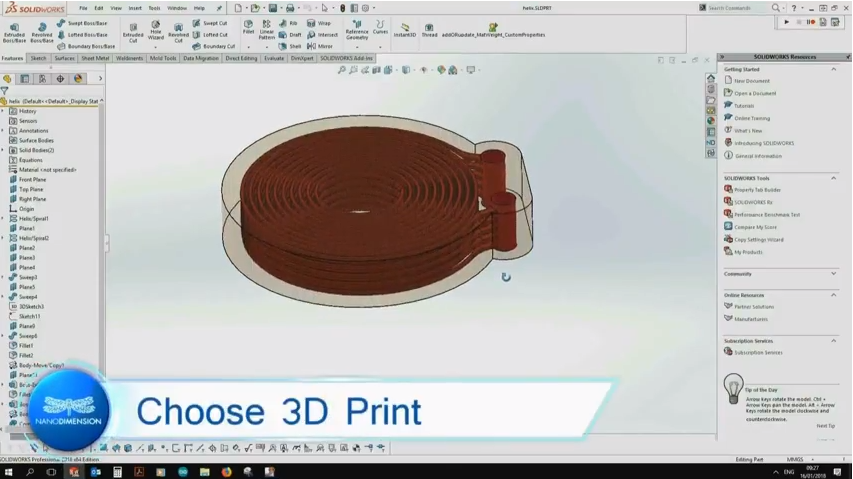 SOLIDWORKS Add-In for Dragonfly 2020 Pro Gives Engineers Access to 3D Printed Electronics Design